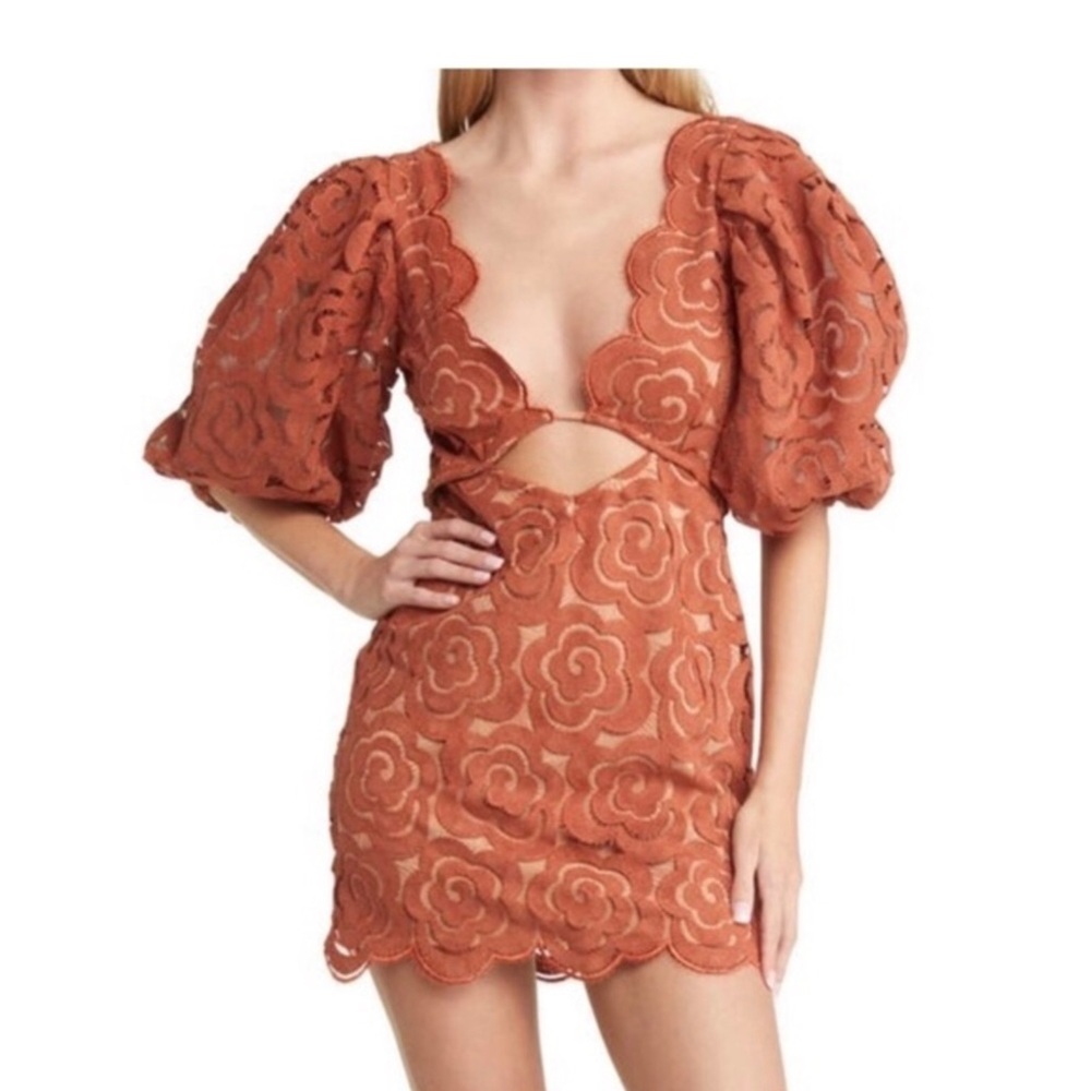 For Love and Lemons Letitia mini dress